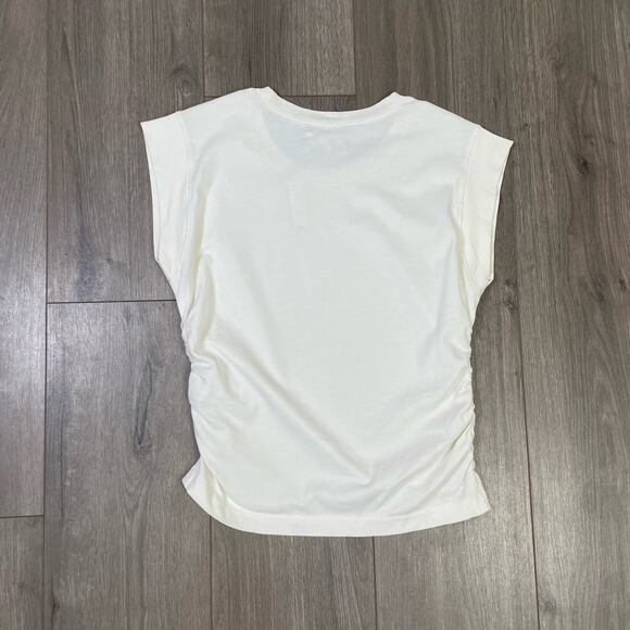 Madewell Sutro Muscle Casual Luxe Side Cinch Jersey Top US Women's XXS New - Picture 3 of 6